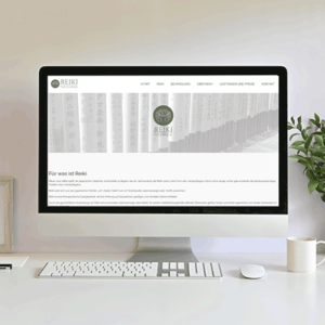Umsetzung der Webseite von "www.reiki-fuer-energie.de"